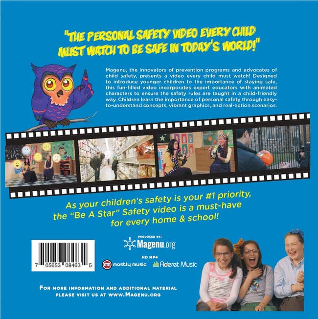 "Be A Star" Children's Personal Safety Video USB