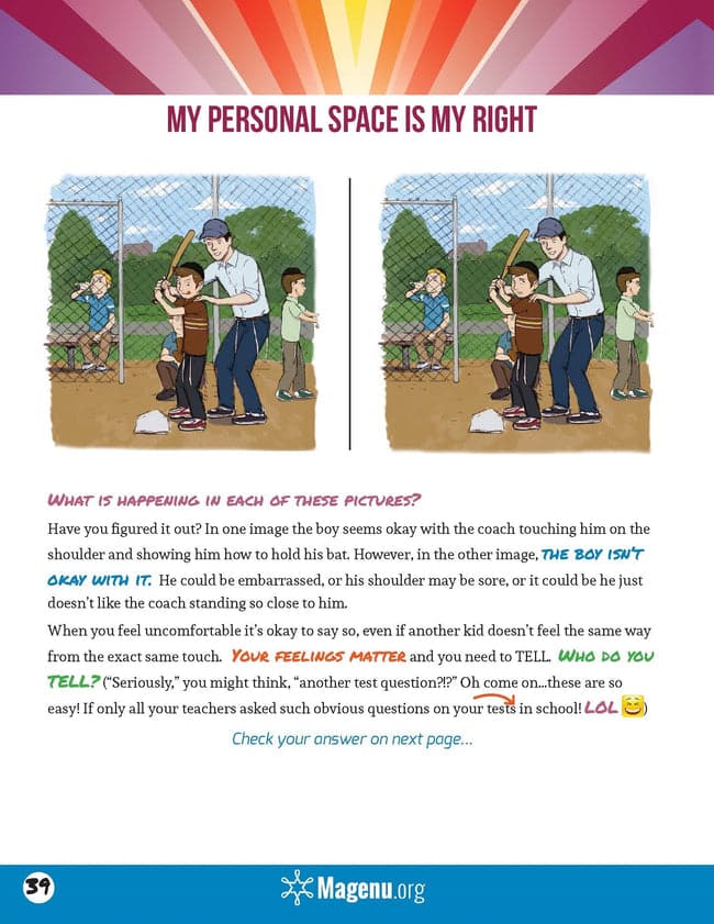 Pre-Teen Safety Workbook for Boys